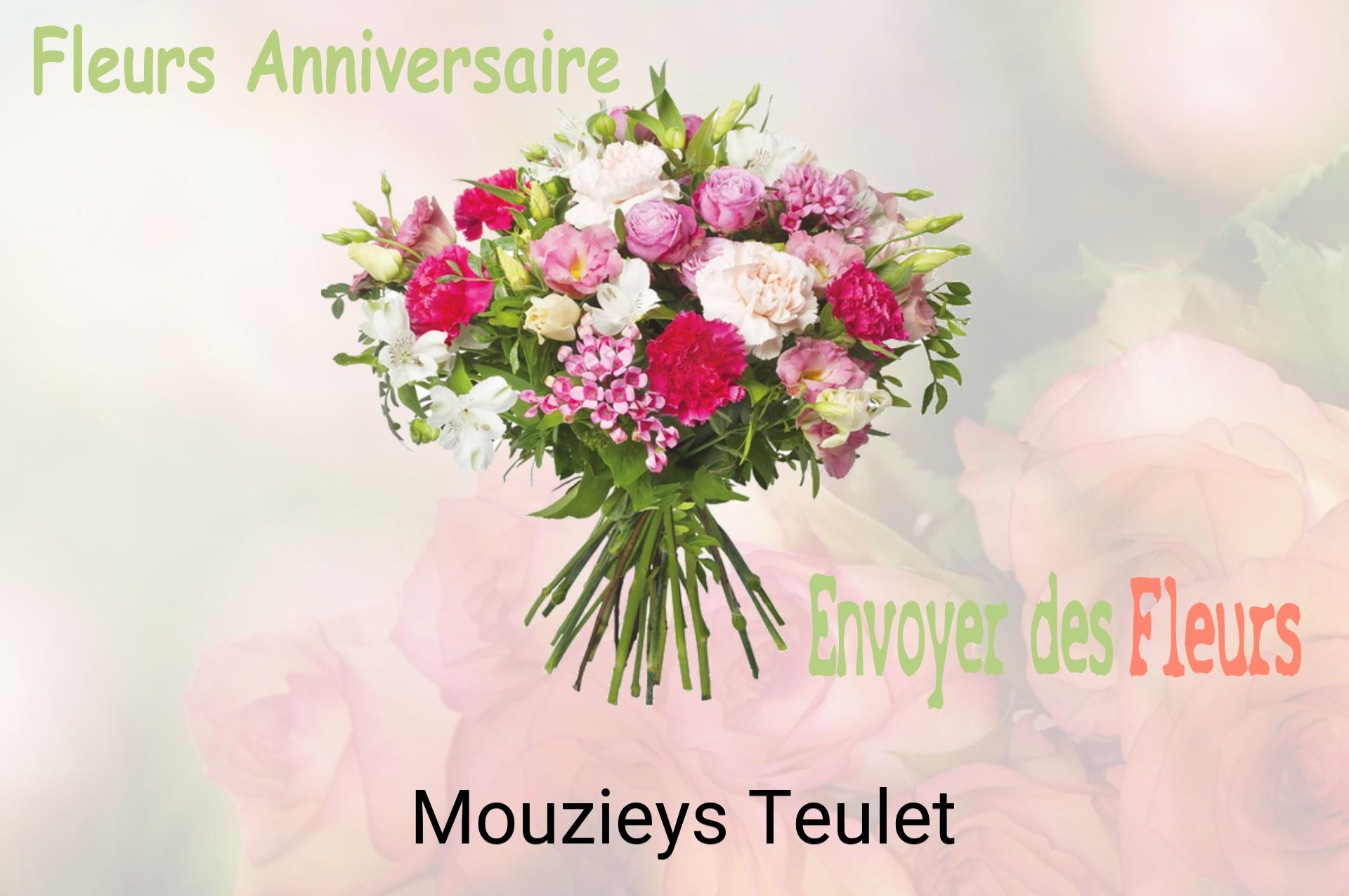 Bouquet de fleurs d’anniversaire livré à Mouzieys-Teulet