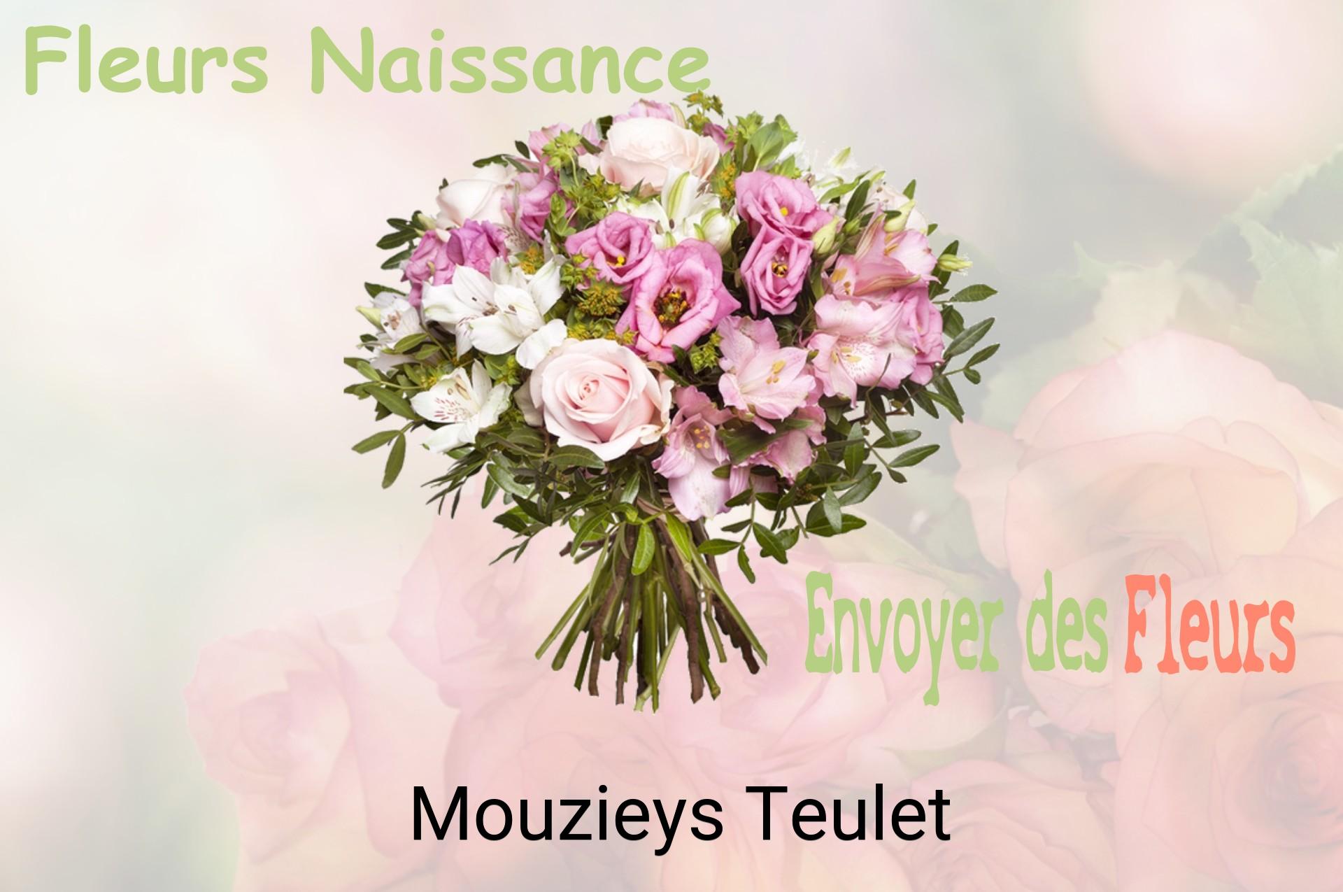 Bouquet de fleurs de naissance livré à Mouzieys-Teulet